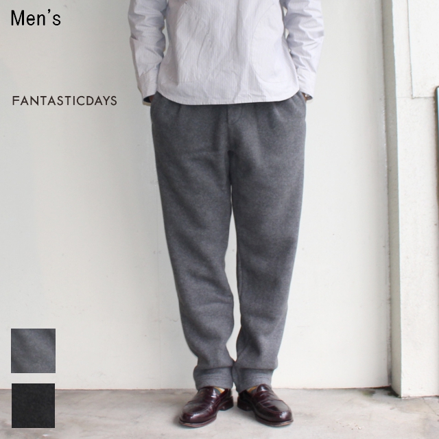 FANTASTICDAYS　フリースイージーパンツ　FLEECE-M-63-01　（GRAY）