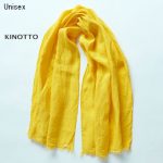 KINOTTO　ガーゼストール Gaze Stole 251A-01　（YELLOW）