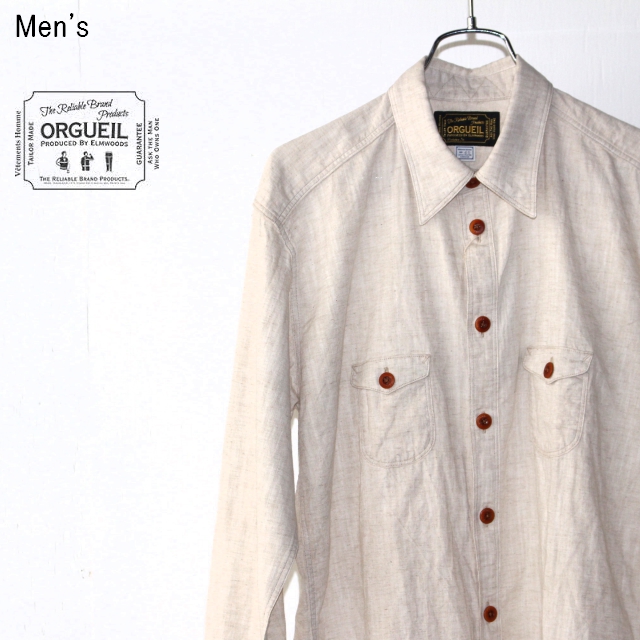 ORGUEIL　クラシックワークシャツ Classic Work Shirt OR-5010C