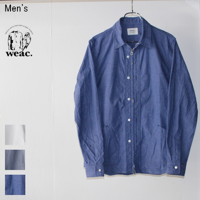 weac.　コードレーンジップシャツ ZIP SHIRTS２　（NAVY）