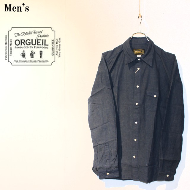 ORGUEIL　クラシックシャンブレーシャツ Classic Chambray Shirt OR-5001C