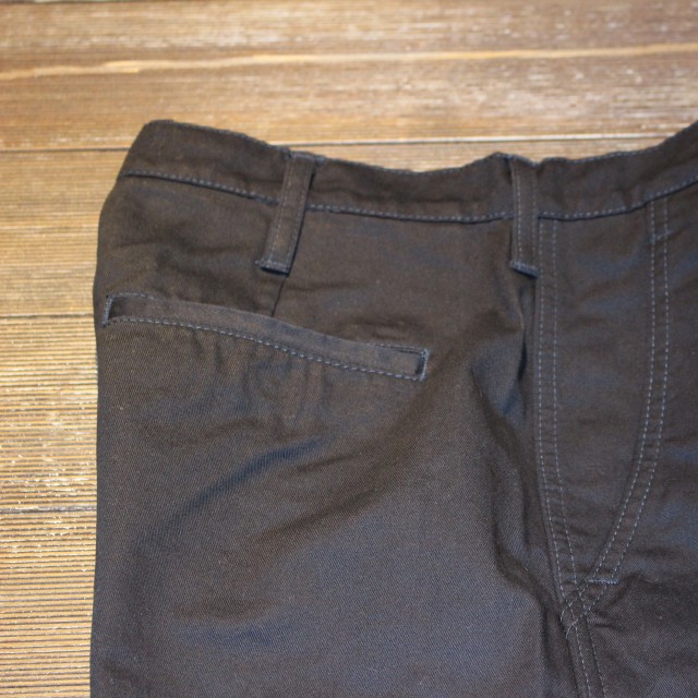 UpscapeAudience ワーカーズチノワイドインステップカットパンツ WORKERS CHINO WIDE PANTS AUD3348 (NAVY) - 画像 (8)