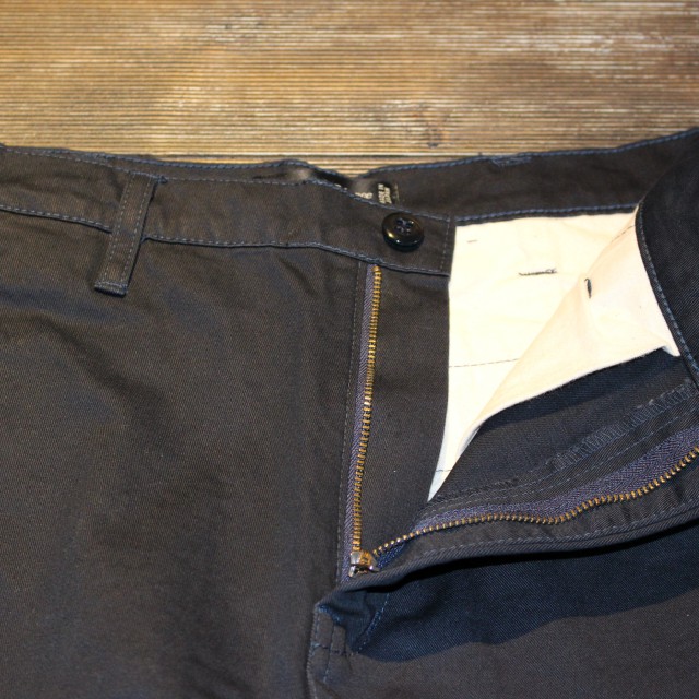 UpscapeAudience ワーカーズチノワイドインステップカットパンツ WORKERS CHINO WIDE PANTS AUD3348 (NAVY) - 画像 (9)