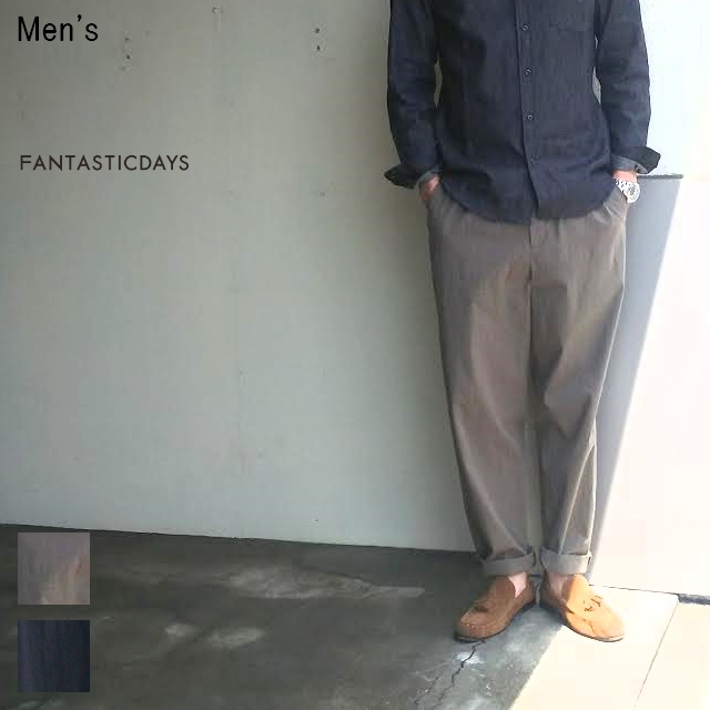 FANTASTICDAYS　テーパードイージーパンツ TAPERED-M-71-01　（KHAKI）