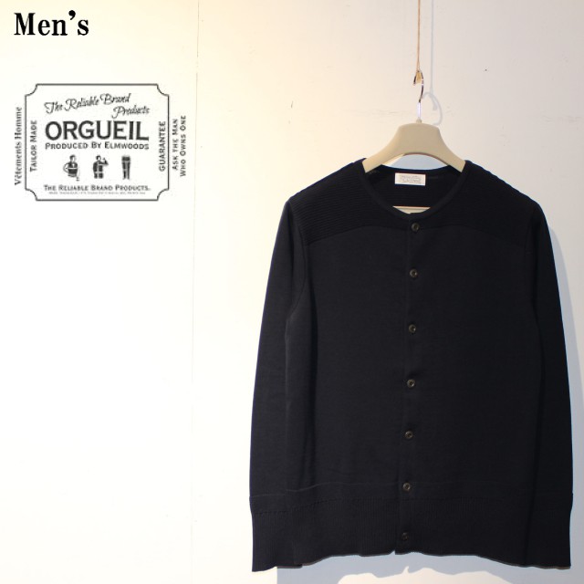 ORGUEIL　ニットカーディガン Knit cardigan　OR-9019　（NAVY）　