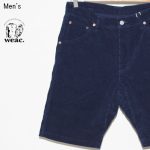 weac.　コーデュロイショーツ SUMMER 5 SHORTS　（INDIGO）