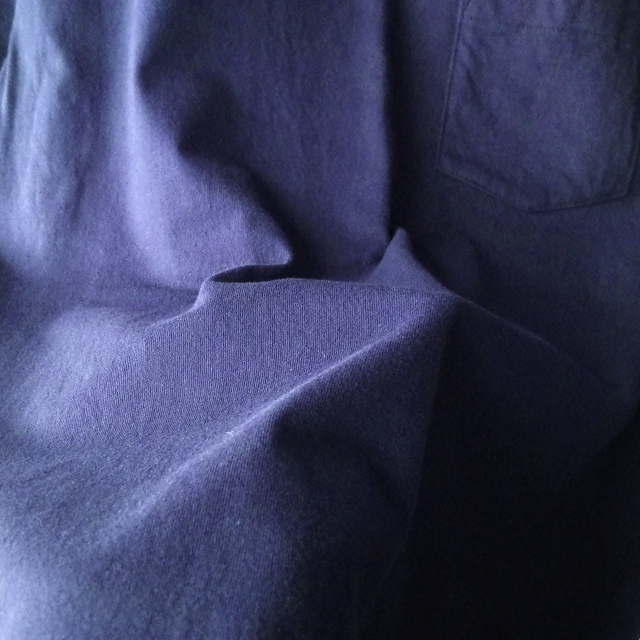 weac. パグ刺繍ポケットTシャツ PUG-T (NAVY) - 画像 (7)