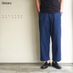 TEXTURE WE MADE　ワイドタックトラウザー　WIDE TUCK TROUSERS　CTX-006　（LIGHT INDIGO）