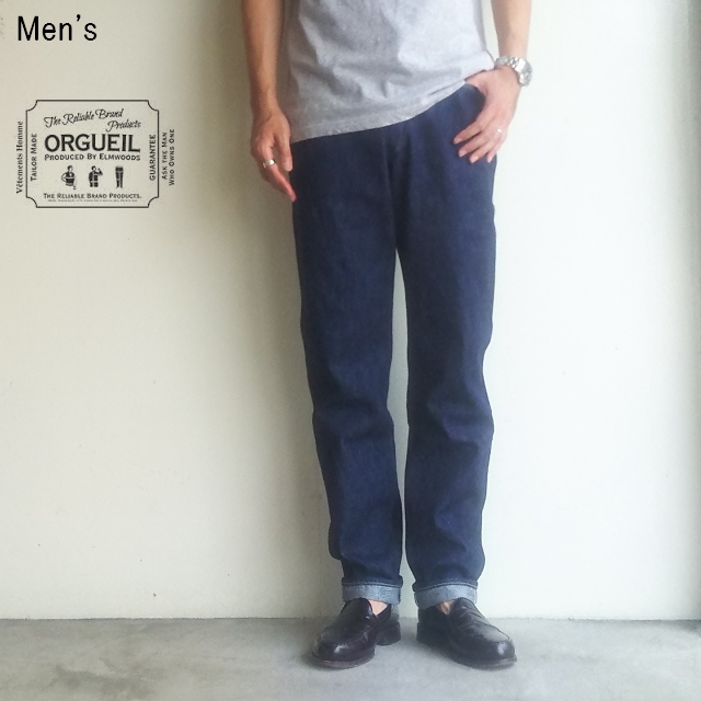 ORGUEIL　スリムテーパードジーンズ　Slim Tapered Jeans　OR-1033　（ONE WASH）