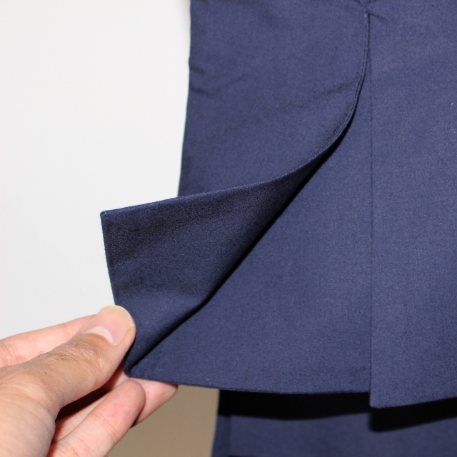 THE FACTORY コットンツイルプルオーバーシャツ TF17AW-0104 (NAVY) - 画像 (14)