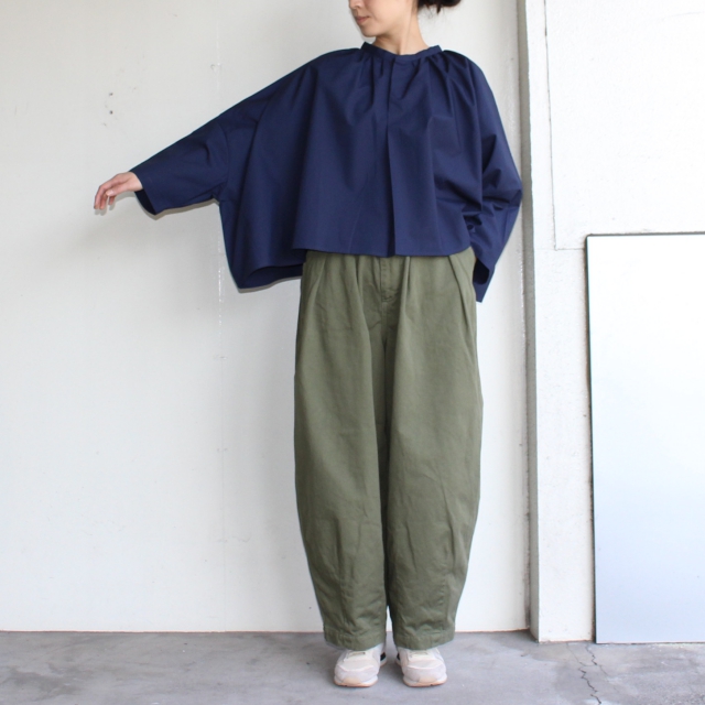 THE FACTORY ポンチョ風ブラウス TF17AW-0105 (NAVY) - 画像 (14)