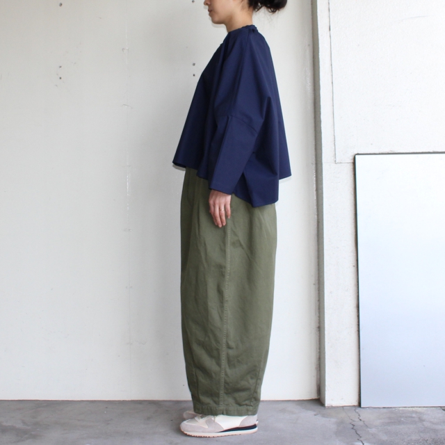 THE FACTORY ポンチョ風ブラウス TF17AW-0105 (NAVY) - 画像 (12)