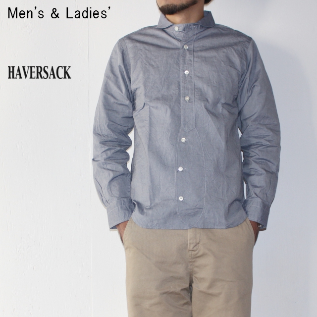 HAVERSACK 丸襟シャツ BASIC SHIRTS 4212734 （BLUE） | C.COUNTLY 