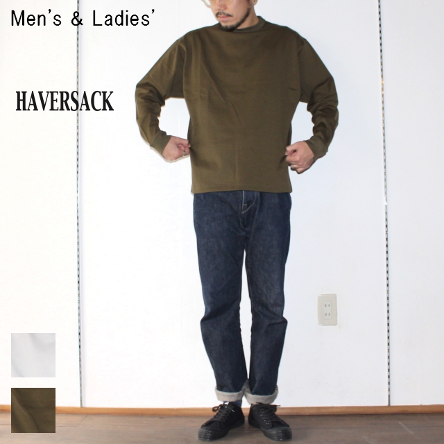 HAVERSACK　高密度コットンプルオーバーT Highdensity Cotton Pullover　411722　（KHAKI）