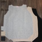 maomade　ウールニットベスト Wool Knit Vest　641101　（GRAY , BEIGE , BLACK）