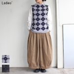 maomade　アーガイルニットベスト Argyle Knit Vest 731158　（GRAY , CHARCOAL）