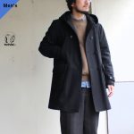 weac.　メルトンウールコート　BOY COAT　（BLACK)