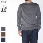 weac.　メリノウールトレーナーニット TRAINER KNIT　（GRAY）