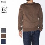 weac.　メリノウールトレーナーニット TRAINER KNIT　（BROWN）