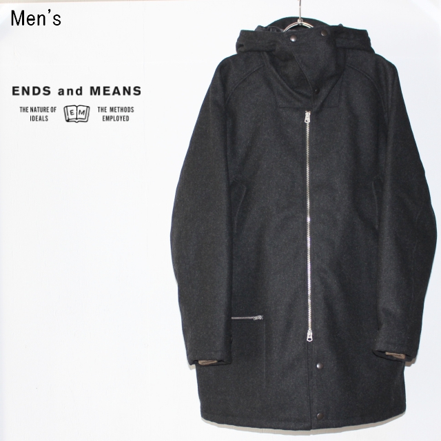 Ends and Means エンズアンドミーンズ Aldous coat S - ダッフルコート