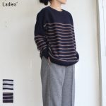 maomade　ラムウールボーダーニット 741134B　（GRAY , NAVY）