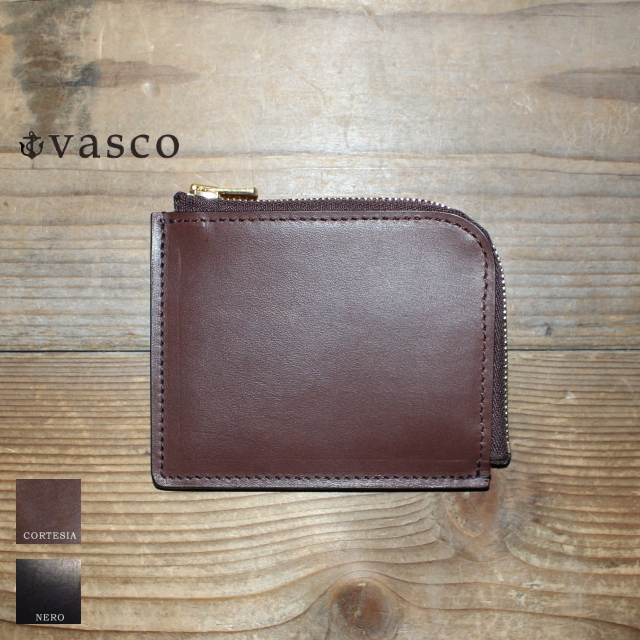 vasco　レザーL字ミニウォレット LEATHER VOYAGE L-ZIPPER MINI WALLET　VSC-707Z　（CORTESIA）