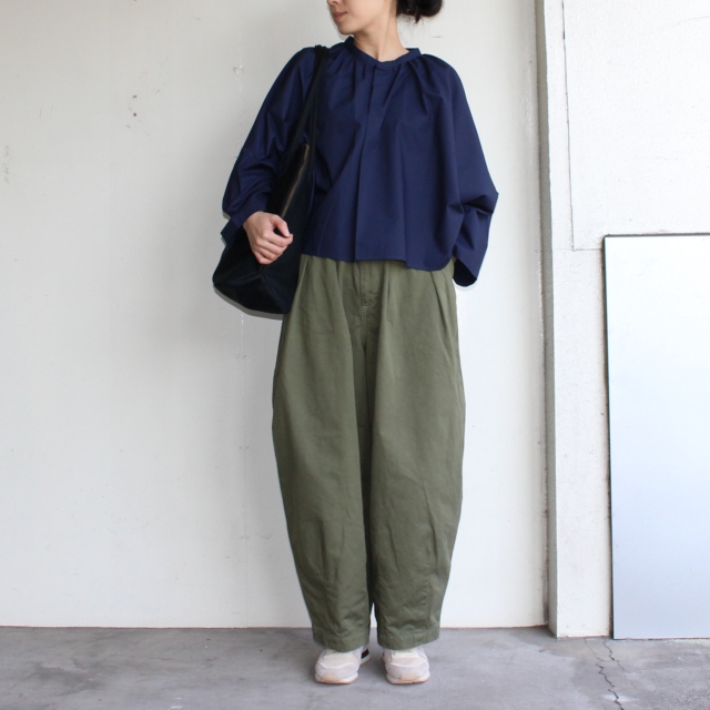THE FACTORY ポンチョ風ブラウス TF17AW-0105 (NAVY) - 画像 (15)