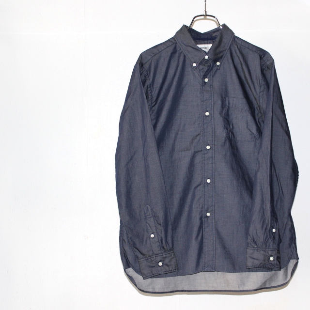 weac. ペルヴィアンコットンシャツ BASIC SHIRTS (DARK BLUE) - 画像 (4)