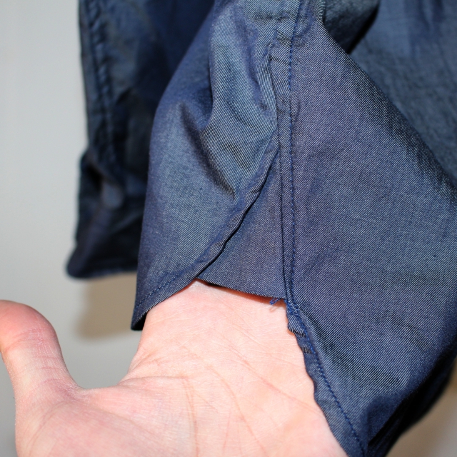 weac. ペルヴィアンコットンシャツ BASIC SHIRTS (DARK BLUE) - 画像 (11)