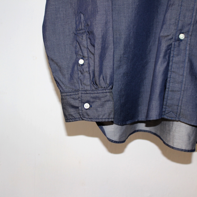 weac. ペルヴィアンコットンシャツ BASIC SHIRTS (DARK BLUE) - 画像 (7)