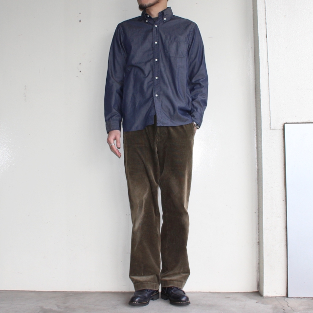 weac. ペルヴィアンコットンシャツ BASIC SHIRTS (DARK BLUE) - 画像 (16)