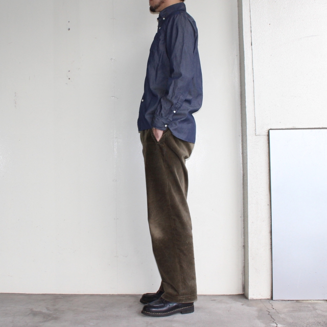 weac. ペルヴィアンコットンシャツ BASIC SHIRTS (DARK BLUE) - 画像 (17)