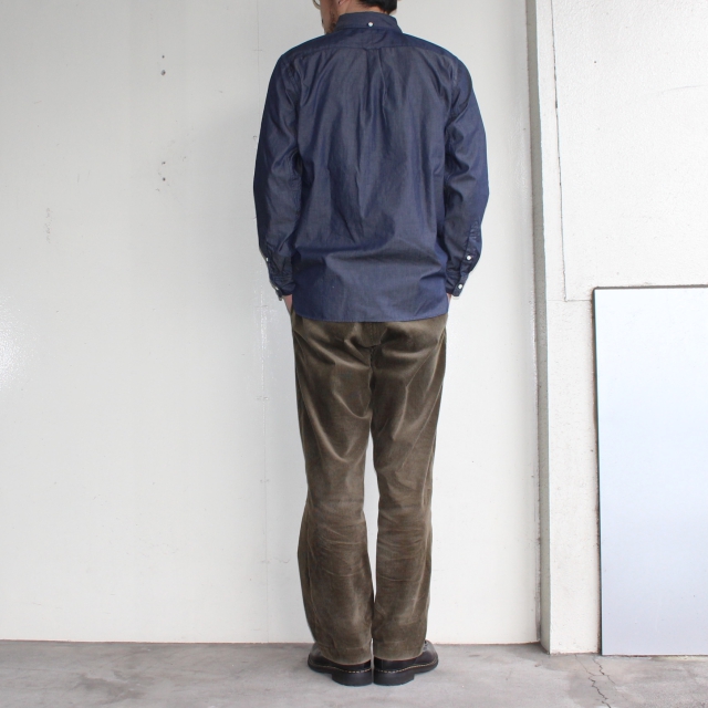 weac. ペルヴィアンコットンシャツ BASIC SHIRTS (DARK BLUE) - 画像 (18)
