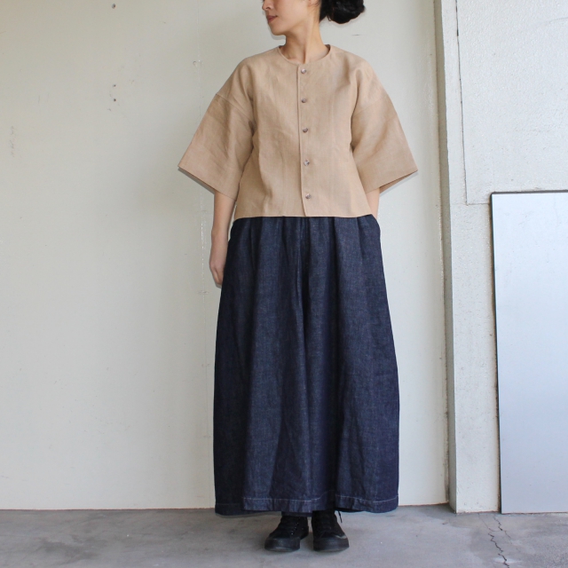 HAVERSACK リネンダンガリージャケット Linen Dungaree Jacket 671804 - 画像 (11)