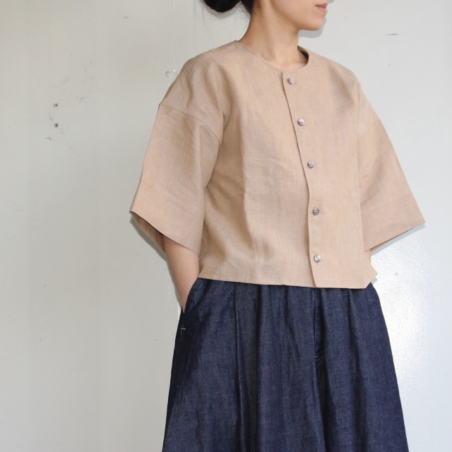 HAVERSACK リネンダンガリージャケット Linen Dungaree Jacket 671804 - 画像 (14)
