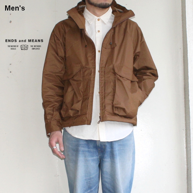 ENDS and MEANS　 Haggerston Parka　EM181J001　（BROWN）　