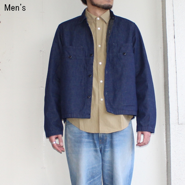 ENDS and MEANS ワークシャツジャケット EM Work Shirts （DENIM） | C