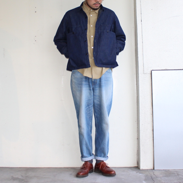 ENDS and MEANS ワークシャツジャケット EM Work Shirts (DENIM) - 画像 (6)