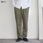 FANTASTICDAYS　タックイージートラウザー PLEATS-M-81-01　（KHAKI）