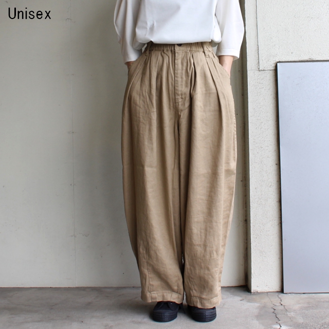 HARVESTY　リネンコットンサーカスパンツ LINEN COTTON CIRCUS PANTS　A11803　（BEIGE）