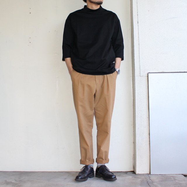 MOSODELIA 度詰めモックネック7/S (BLACK) - 画像 (6)