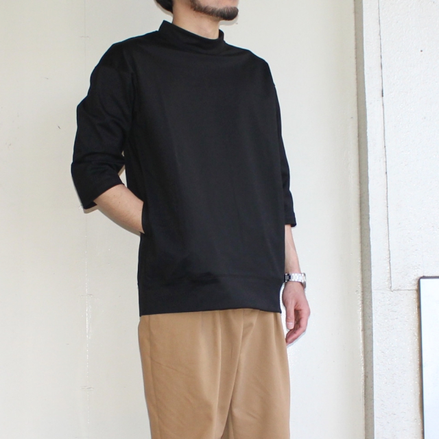 MOSODELIA 度詰めモックネック7/S (BLACK) - 画像 (5)