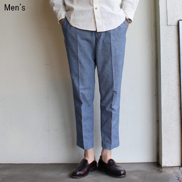 ORGUEIL　シャンブレーアンクルトラウザー 8-Length Trousers 　OR-1043　（BLUE）