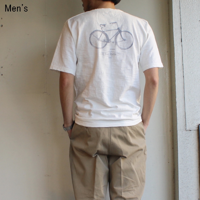 ORGUEIL　バックプリントポケットT　Print T-Shirt 　OR-9015B　（WHITE）