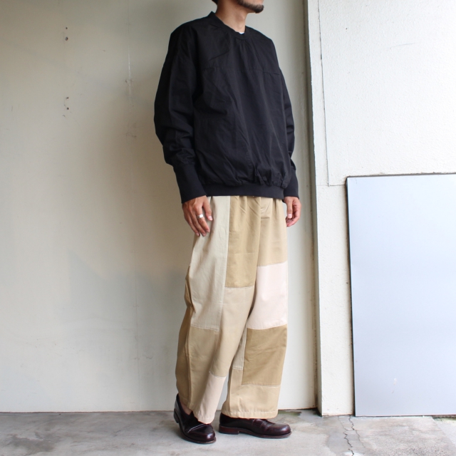 HARVESTY コットンツイルエッグプルオーバー A41801 （BLACK