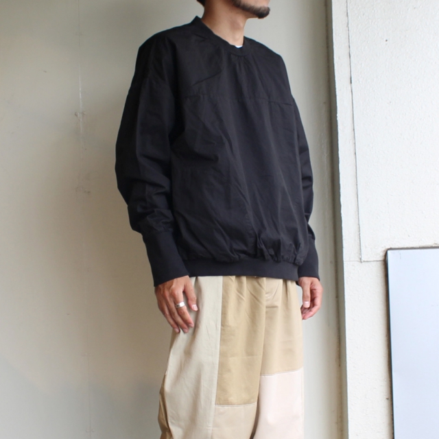 美品 ハーベスティ HARVESTY コットンプルオーバー 黒 ゆったり 日本製 クーポン対象】HARVESTY ハーベスティ コットンサーカスパンツ