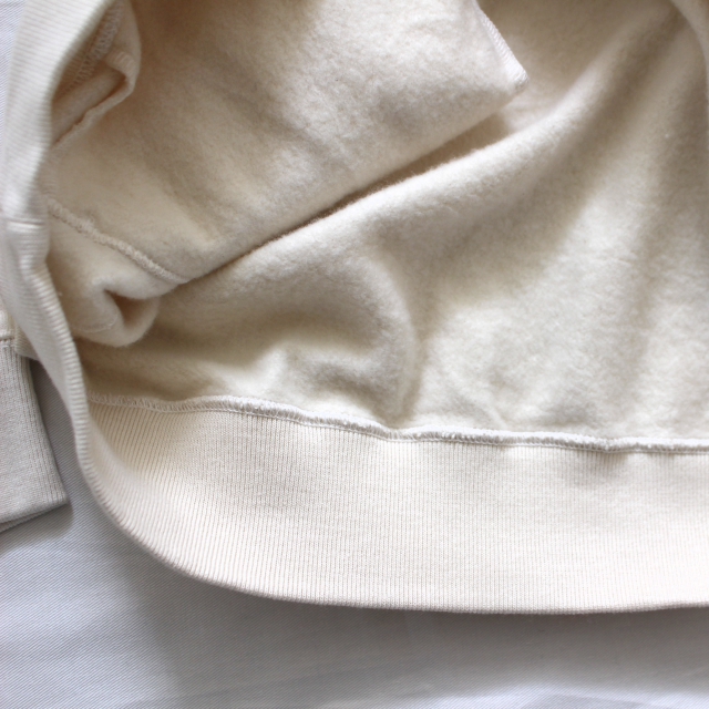 THE HINOKI オーガニックコットン裏起毛スウェット (Natural) - 画像 (6)