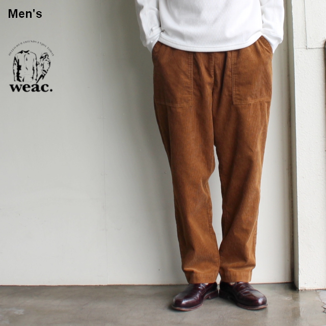 weac.　イージーファティーグパンツ RELAX CORDUROY PANTS　（CAMEL）