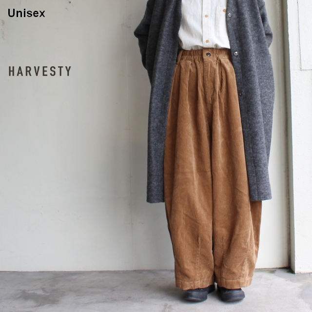 HARVESTY コーデュロイサーカスパンツ CORDUROY CIRCUS