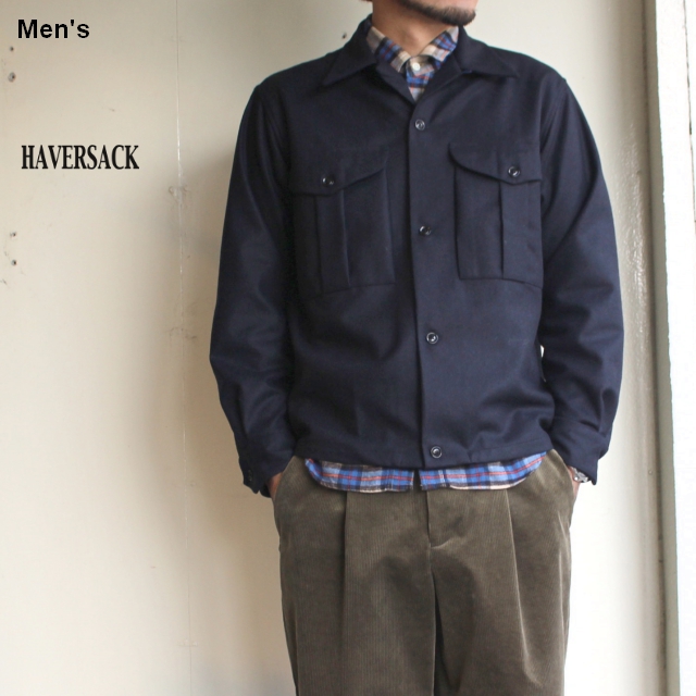 HAVERSACK　CPOシャツブルゾン　421808　（NAVY）